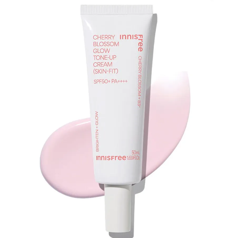 Innisfree Jeju Cherry Blossom Skin-Fit Tone-Up Cream SPF50+ PA++++