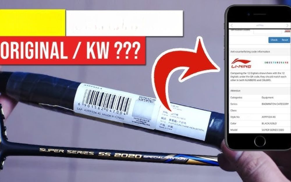 Top 4 Cách Phân Biệt Vợt Cầu Lông Lining Thật Giả Hiệu Quả - 1