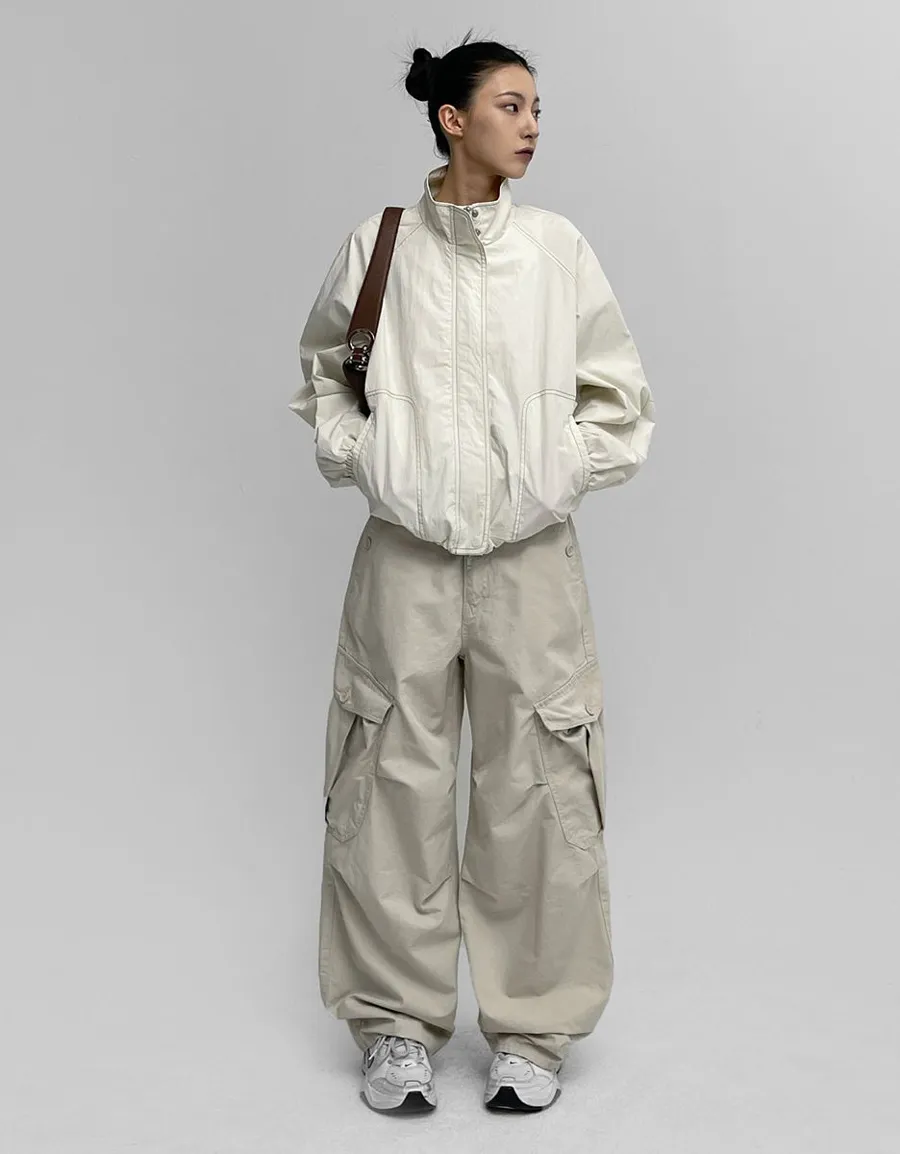 Áo khoác gió mix quần jogger