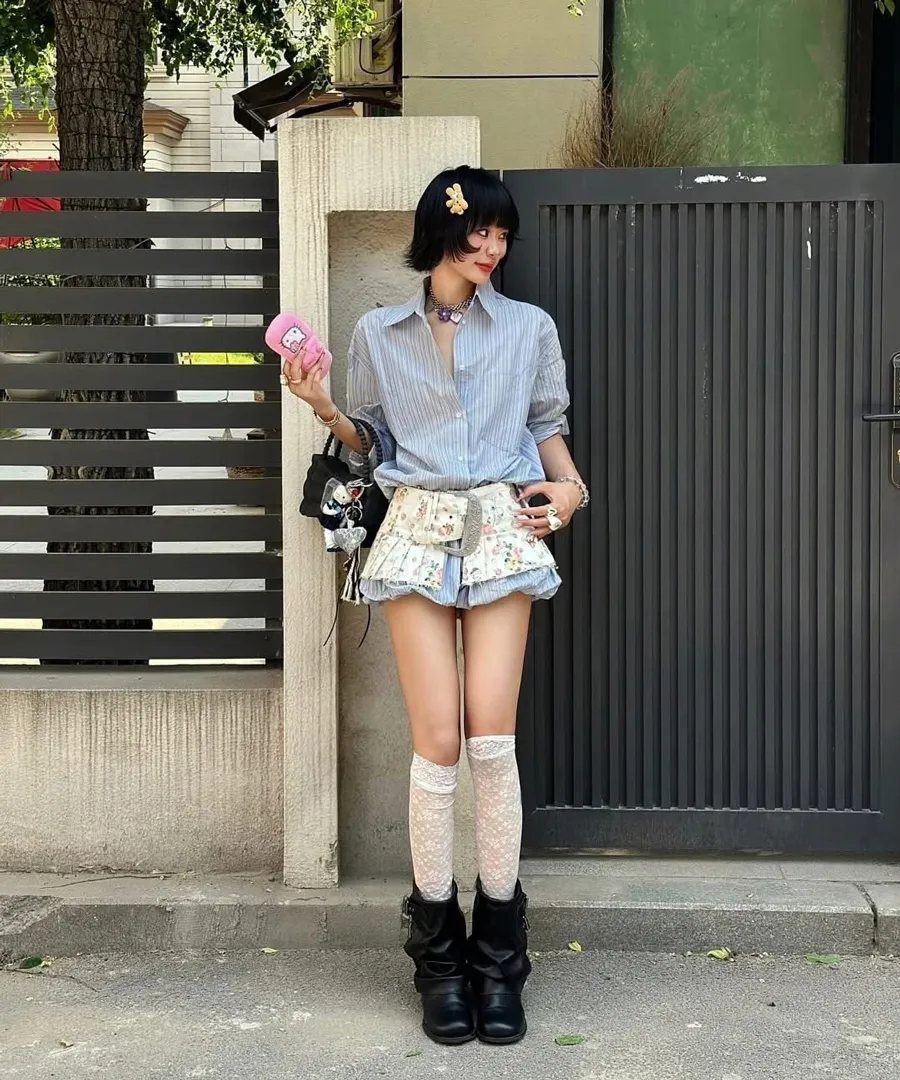 Tất Cao Cổ Phối Cùng Boots 