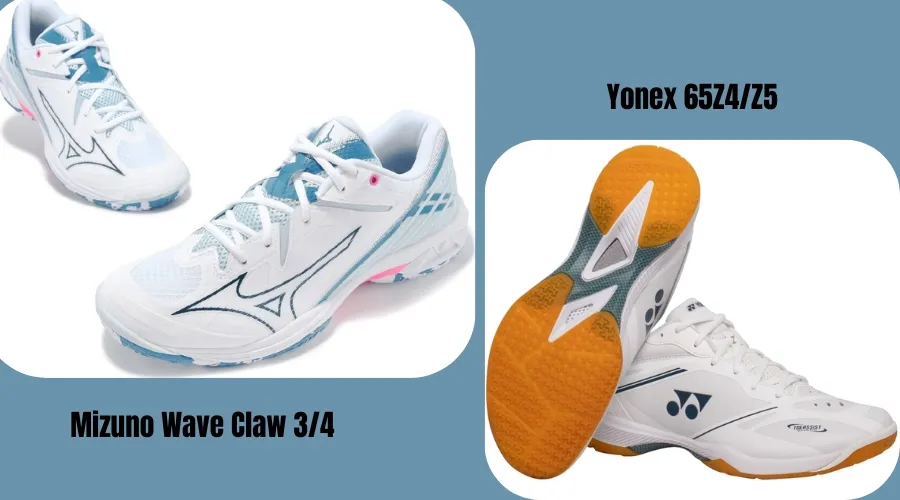 Mizuno Wave Claw 3/4 vs Yonex 65Z4/Z5