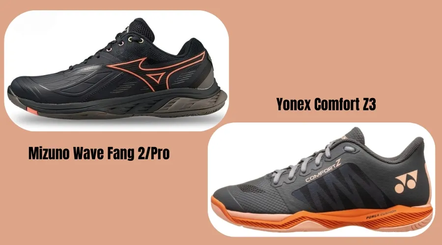 Mizuno Wave Fang 2/Pro vs Yonex Comfort Z3