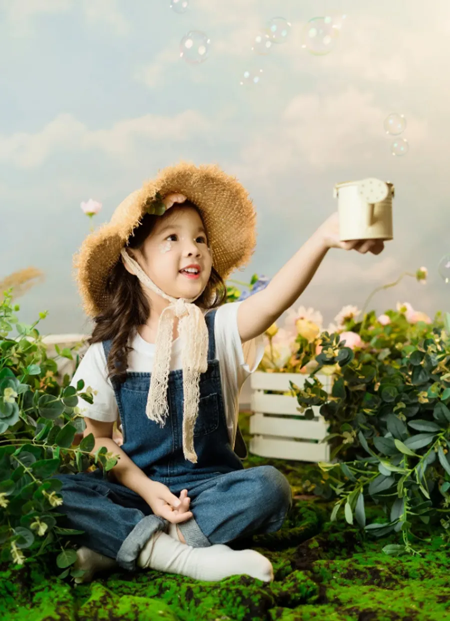 Bộ ảnh kỷ niệm lưu giữ tuổi thơ cho bé