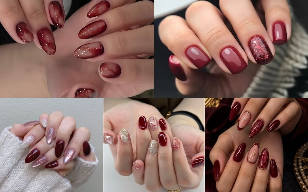 1001+ Mẫu Móng Tay Màu Đỏ Đẹp, Thời Thượng Cho Nàng - 10