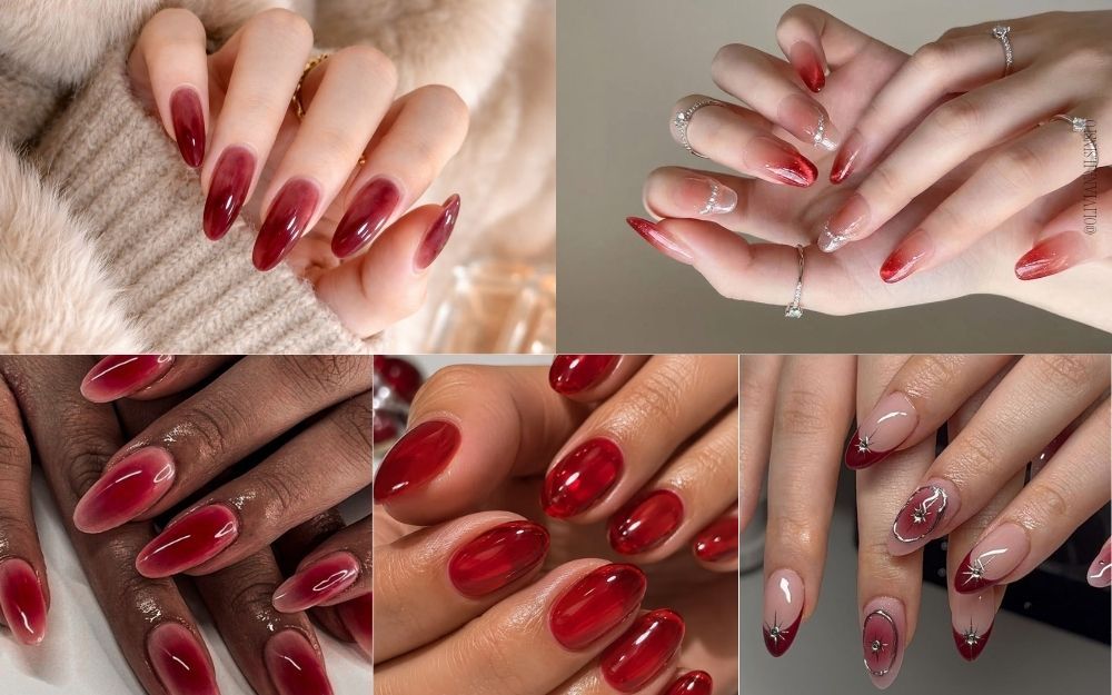 Top 30+ Mẫu Nail Đỏ Thạch Sang Chảnh, Tôn Da Hot Trend 2026 - 1