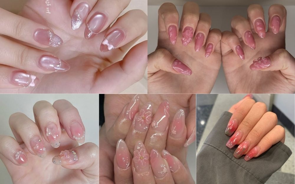 Top 50+ Mẫu Nail Hồng Thạch Đẹp Trong Veo, Tôn Da 2026 - 10