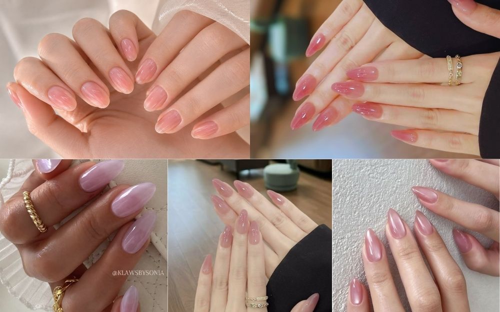 Top 50+ Mẫu Nail Hồng Thạch Đẹp Trong Veo, Tôn Da 2026 - 1