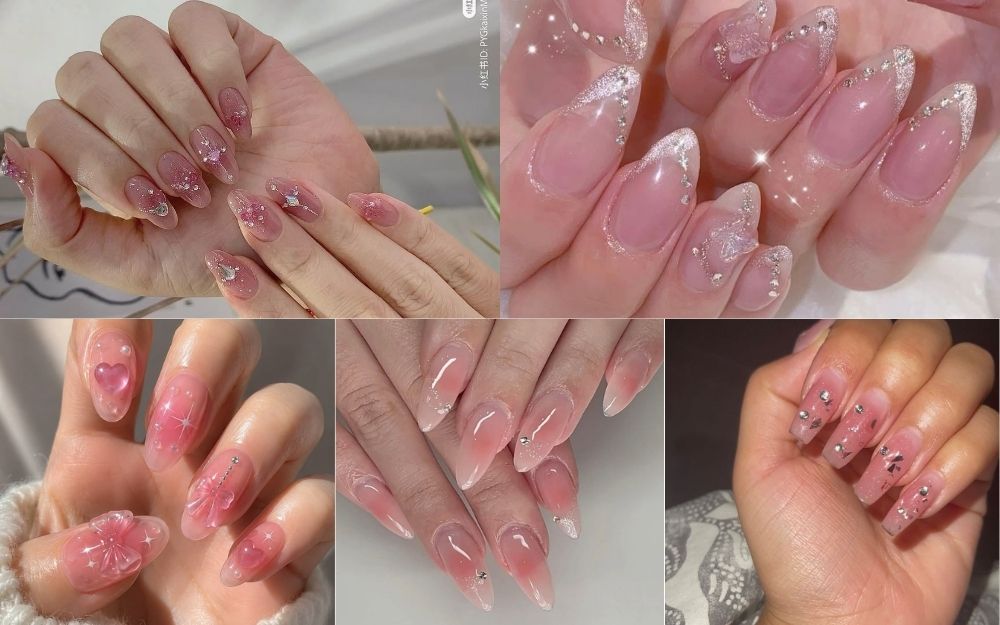 Top 50+ Mẫu Nail Hồng Thạch Đẹp Trong Veo, Tôn Da 2026 - 3