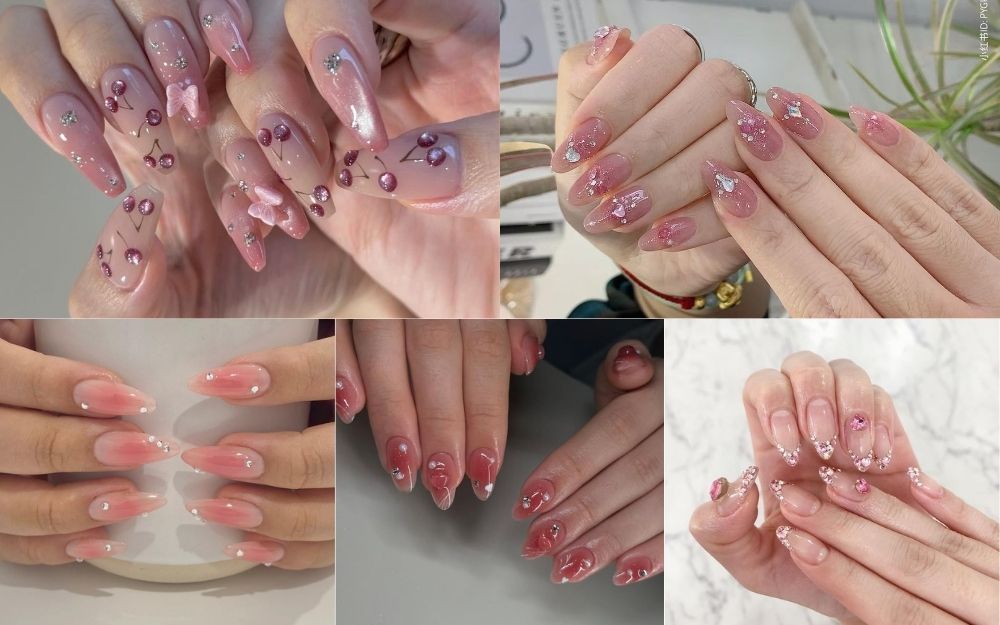 Top 50+ Mẫu Nail Hồng Thạch Đẹp Trong Veo, Tôn Da 2026 - 4