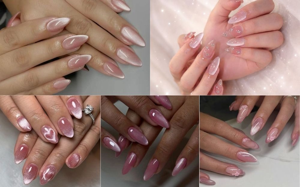 Top 50+ Mẫu Nail Hồng Thạch Đẹp Trong Veo, Tôn Da 2026 - 7