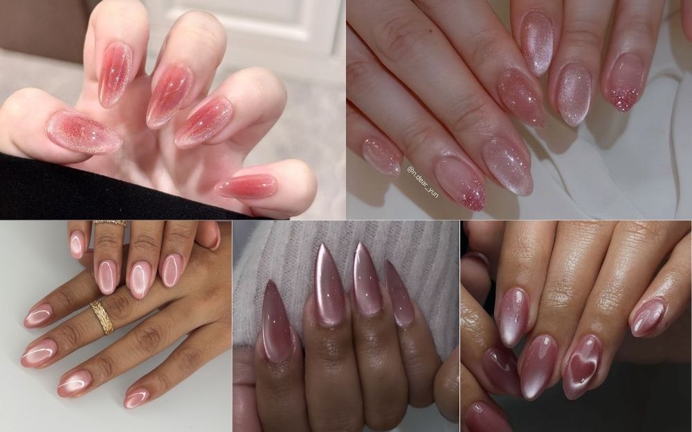 Top 50+ Mẫu Nail Hồng Thạch Đẹp Trong Veo, Tôn Da 2026 - 8