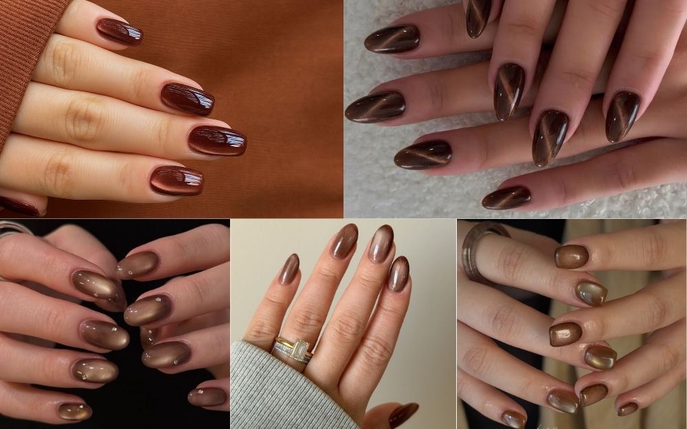 Gợi Ý 50+ Mẫu Nail Nâu Thạch Tôn Da, Được Ưa Chuộng 2026 - 4