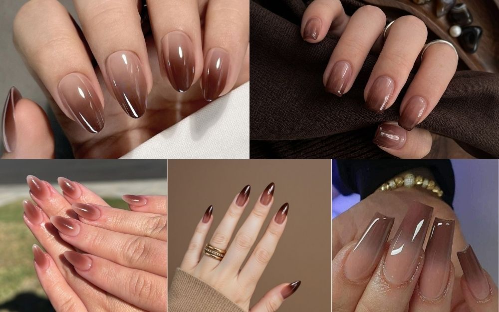Gợi Ý 50+ Mẫu Nail Nâu Thạch Tôn Da, Được Ưa Chuộng 2026 - 6