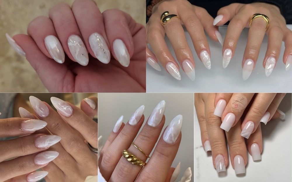 Gợi ý 50+ Mẫu Nail Trắng Gạo Sang Chảnh, Tôn Da Hot Trend 2026 - 9