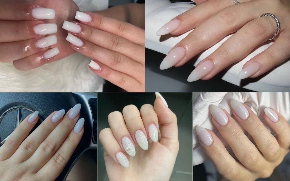 Gợi ý 50+ Mẫu Nail Trắng Gạo Sang Chảnh, Tôn Da Hot Trend 2026 - 2