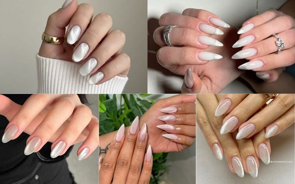 Gợi ý 50+ Mẫu Nail Trắng Gạo Sang Chảnh, Tôn Da Hot Trend 2026 - 7