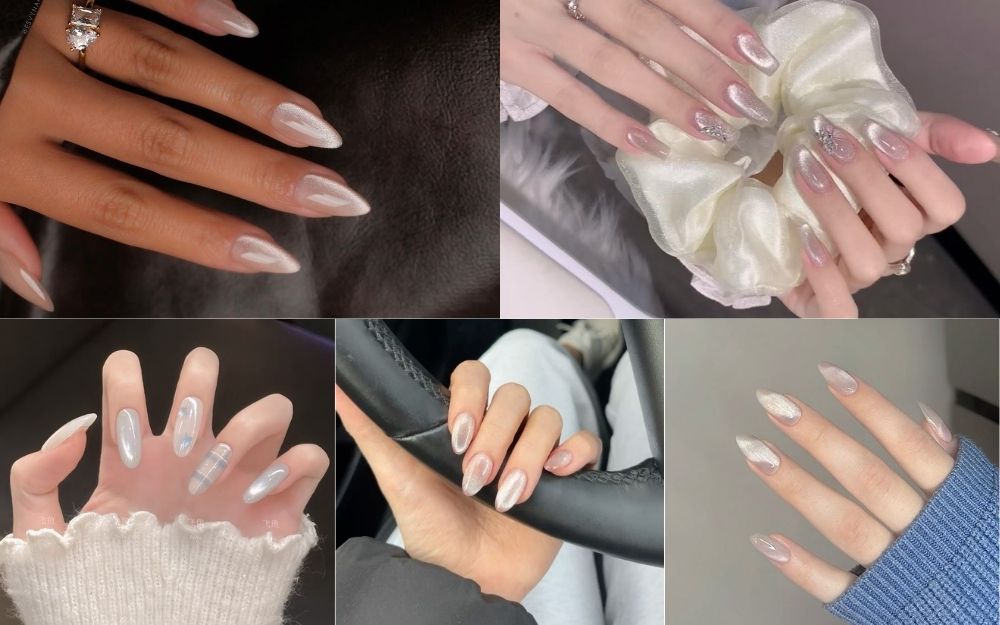 Gợi ý 50+ Mẫu Nail Trắng Gạo Sang Chảnh, Tôn Da Hot Trend 2026 - 8