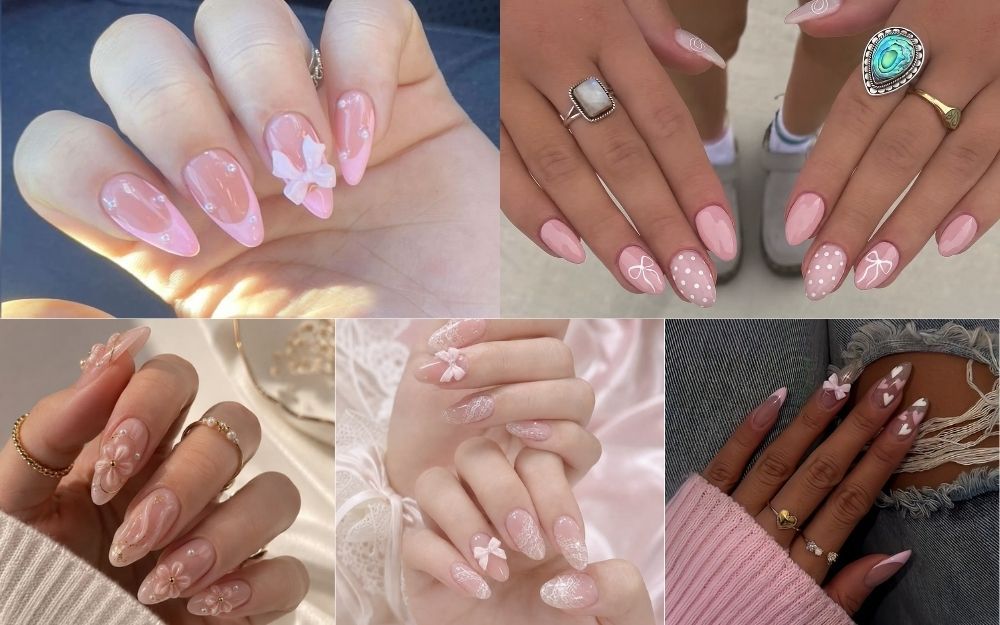 Top 50+ Mẫu Nail Trắng Hồng Đẹp Nhẹ Nhàng, Sang Chảnh 2026 - 9