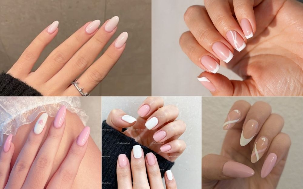 Top 50+ Mẫu Nail Trắng Hồng Đẹp Nhẹ Nhàng, Sang Chảnh 2026 - 1