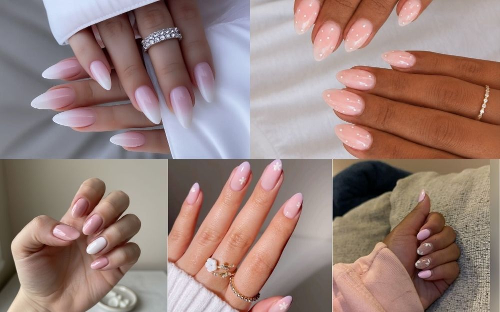 Top 50+ Mẫu Nail Trắng Hồng Đẹp Nhẹ Nhàng, Sang Chảnh 2026 - 2