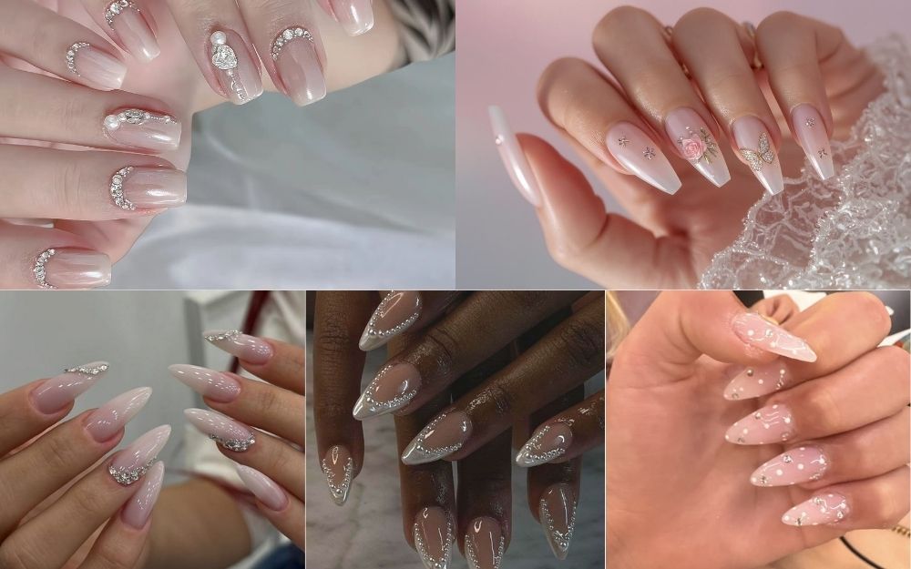 Top 50+ Mẫu Nail Trắng Hồng Đẹp Nhẹ Nhàng, Sang Chảnh 2026 - 8