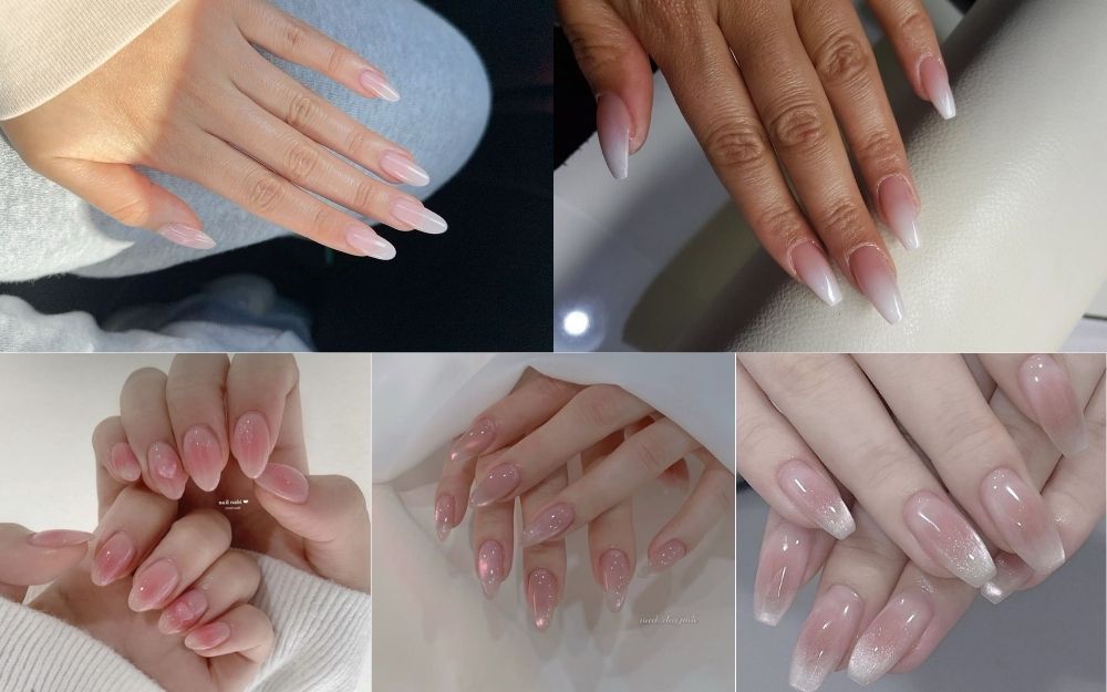 Top 50 Mẫu Nail Trắng Hồng Thạch Đẹp Trong Veo, Tôn Da 2026 - 4