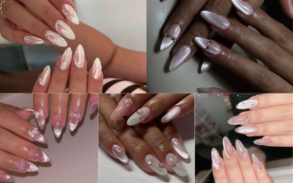 Top 50+ Mẫu Nail Trắng Mắt Mèo Sang Chảnh, Cuốn Hút Năm 2026 - 9