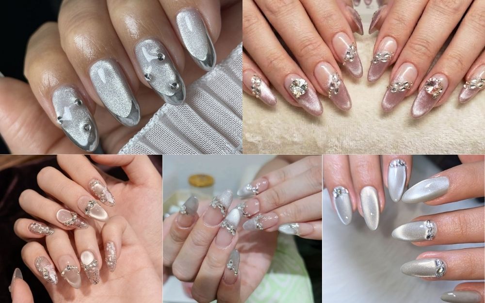 Top 50+ Mẫu Nail Trắng Mắt Mèo Sang Chảnh, Cuốn Hút Năm 2026 - 6