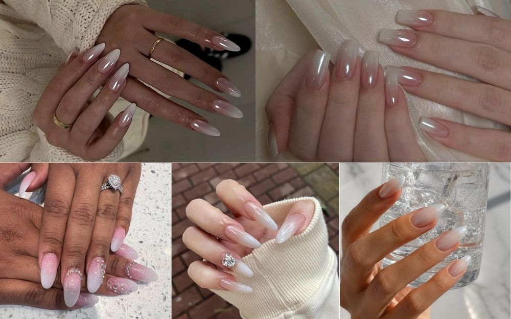 Top 50+ Mẫu Nail Trắng Tráng Gương Đẹp Sang Chảnh 2026 - 9