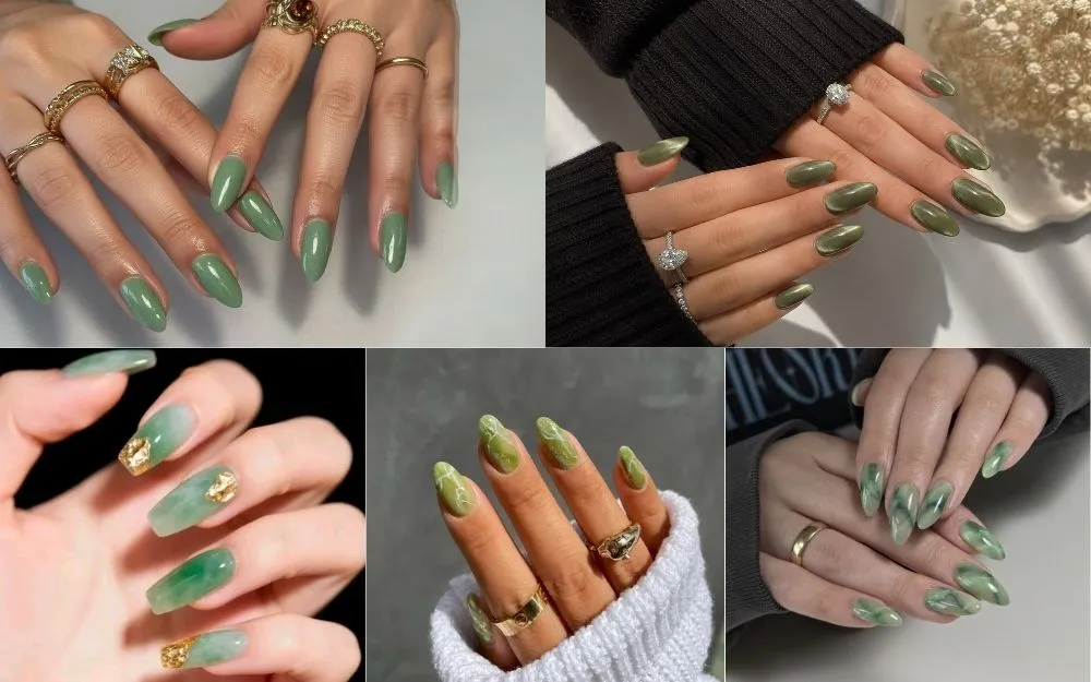 Top 30 Mẫu Nail Xanh Lá Độc Đáo, Hot Trend Cho Nàng [2026] - 6