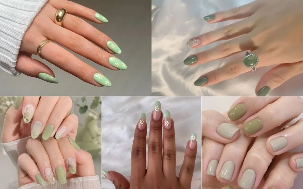Top 30+ Mẫu Nail Xanh Lá Pastel Đẹp Nhẹ Nhàng, Tôn Da 2026 - 4