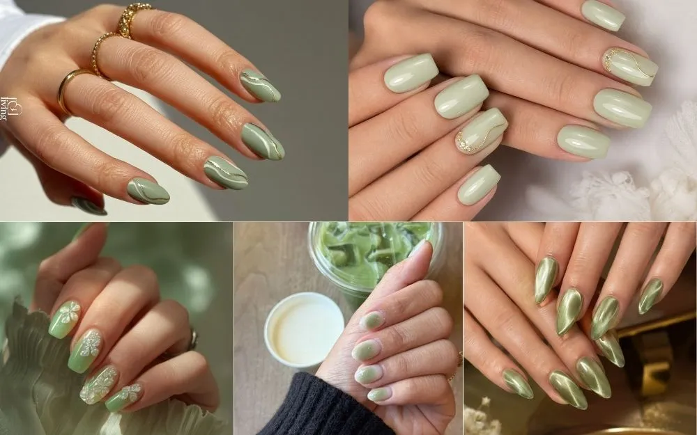 Top 30+ Mẫu Nail Xanh Lá Pastel Đẹp Nhẹ Nhàng, Tôn Da 2026 - 6