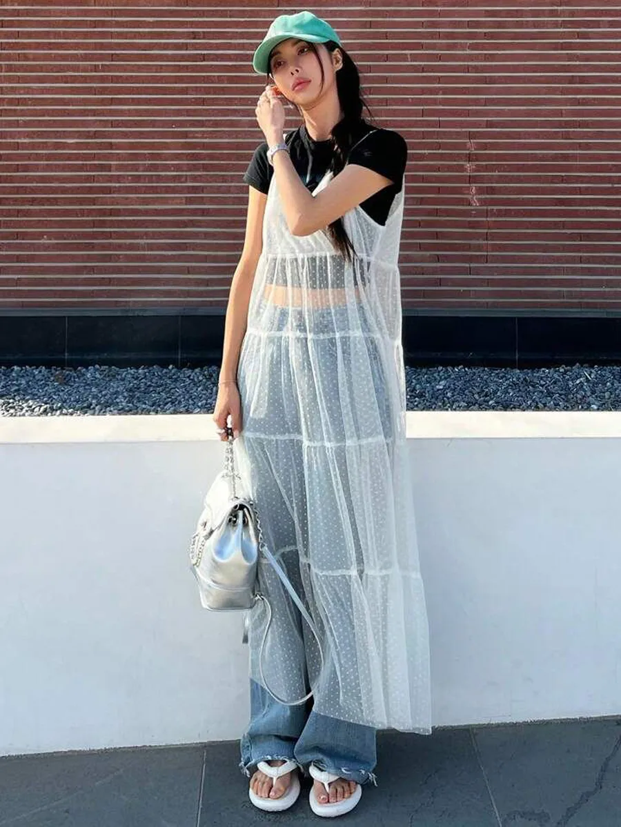 Phối theo phong cách layering cùng quần dài