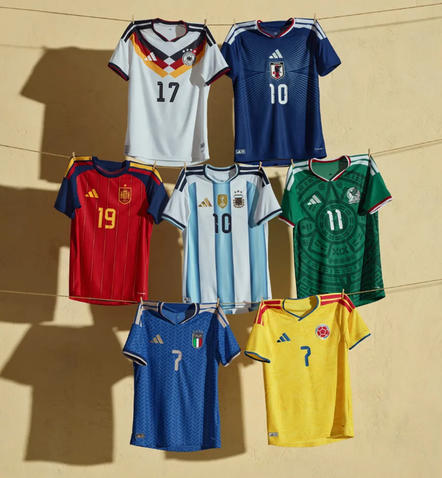 Adidas gây chú ý với bộ sưu tập áo đấu quy mô lớn nhất lịch sử