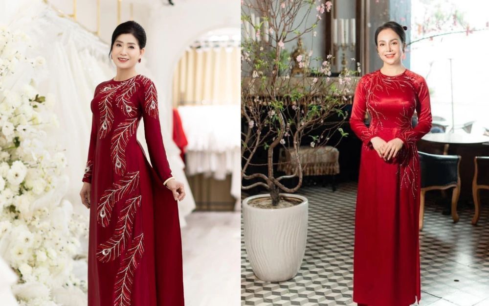 60 Tuổi Mặc Áo Dài Màu Gì? Top 5 Màu Sắc Sang Trọng Cho Quý Bà - 3