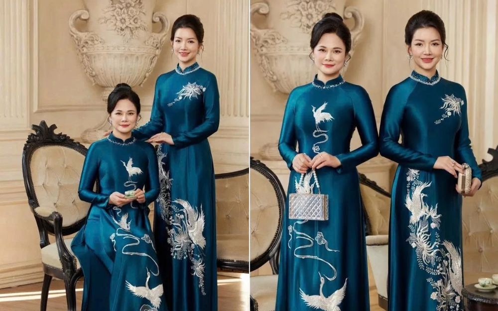 60 Tuổi Mặc Áo Dài Màu Gì? Top 5 Màu Sắc Sang Trọng Cho Quý Bà - 5