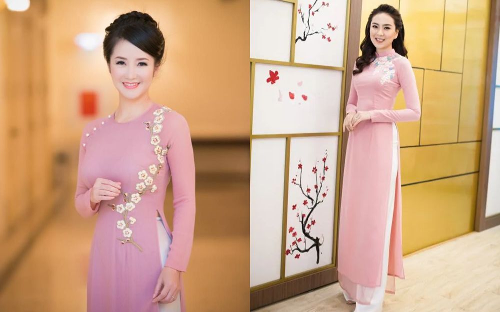 60 Tuổi Mặc Áo Dài Màu Gì? Top 5 Màu Sắc Sang Trọng Cho Quý Bà - 6