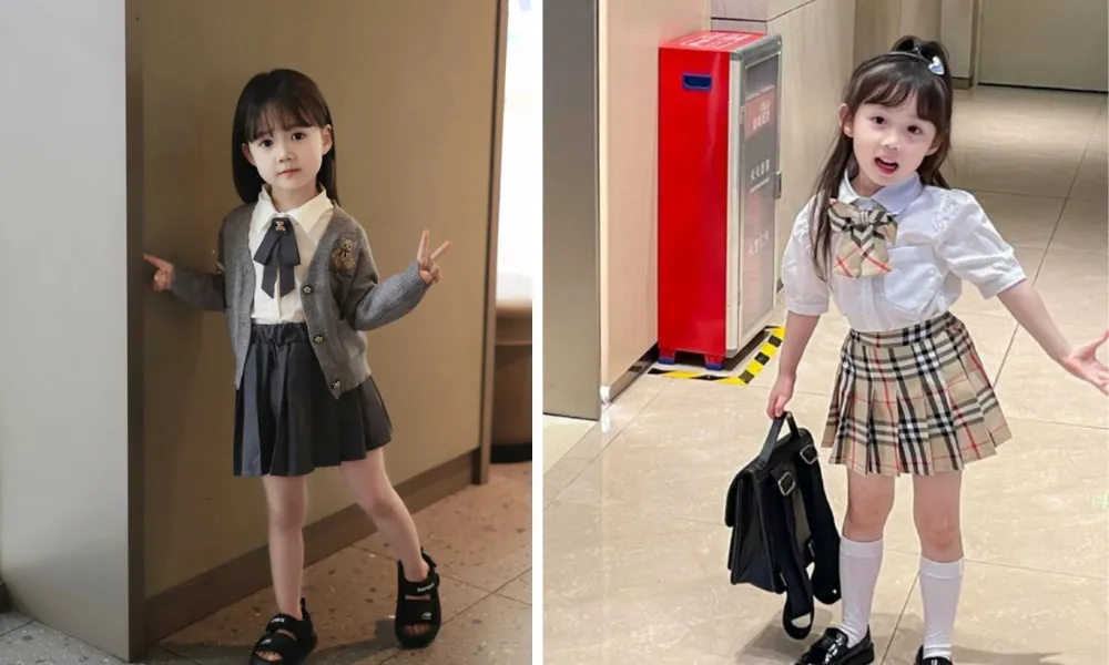7 Cách Phối Áo Sơ Mi Cho Bé Gái Đẹp, Dễ Thương - 2