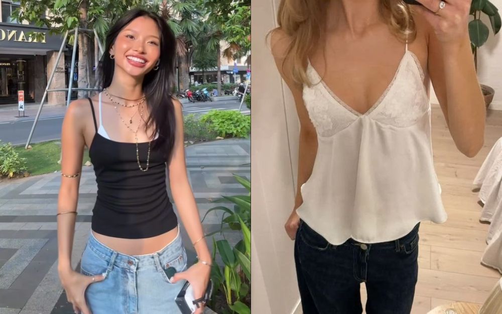 Áo Camisole Là Gì? 5 Cách Phối Đồ Với Áo Cami Quyến Rũ, Thanh Lịch - 2