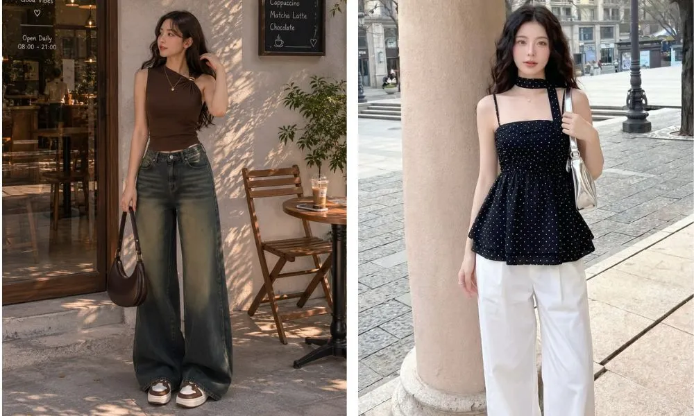 Gợi ý cách phối đồ với áo hở lưng đẹp và thời thượng - 3