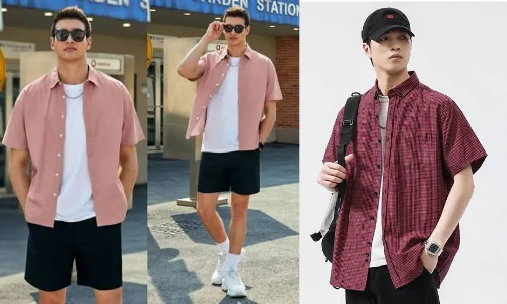 10 Cách phối đồ với áo sơ mi tay ngắn cho nam đẹp, trẻ trung - 1
