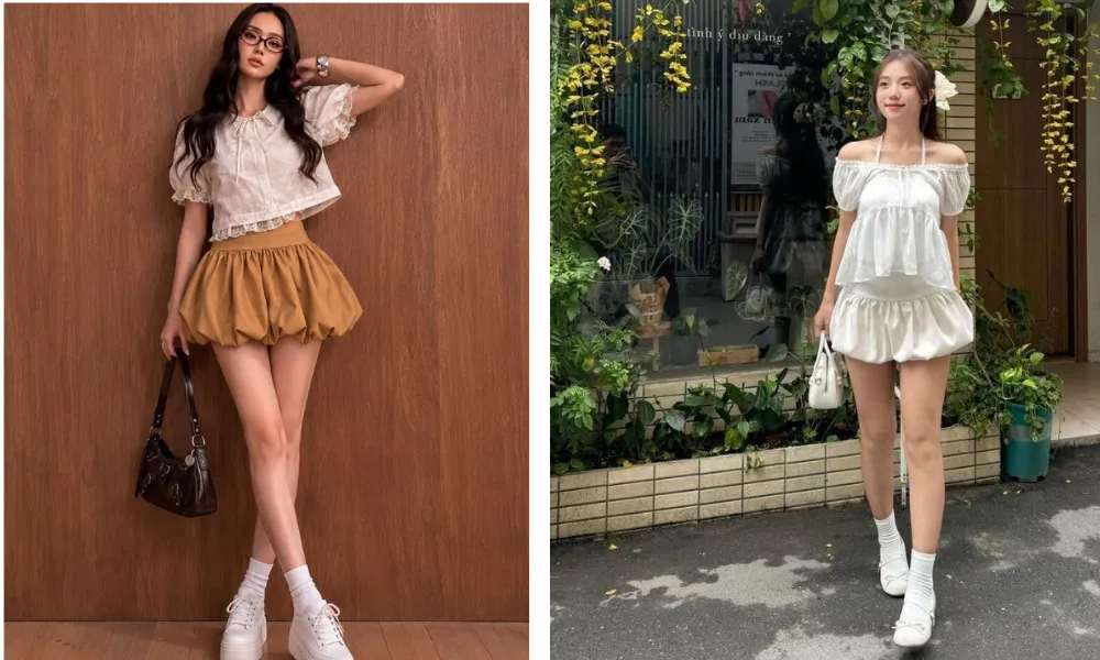 Chân váy bí ngô mặc với áo gì? 12 Cách phối đồ với chân váy bí ngô - 4