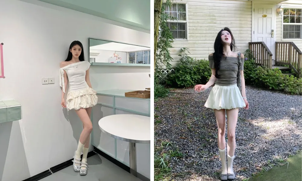 Chân váy bí ngô mặc với áo gì? 12 Cách phối đồ với chân váy bí ngô - 6