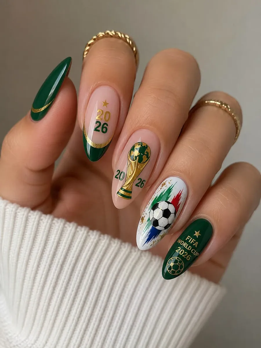 Nail Football Girl