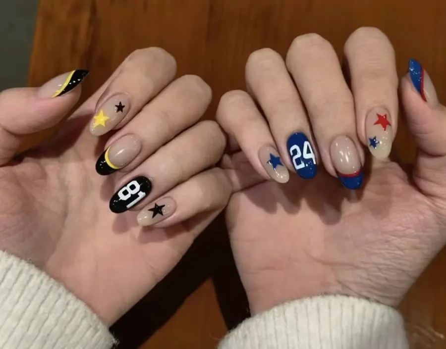 Nail World Cup lấy cảm hứng từ số áo cầu thủ