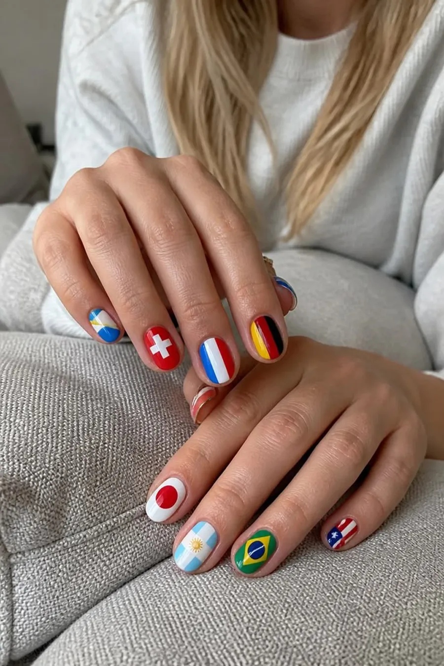 Nail World Cup lấy cảm hứng từ quốc kỳ