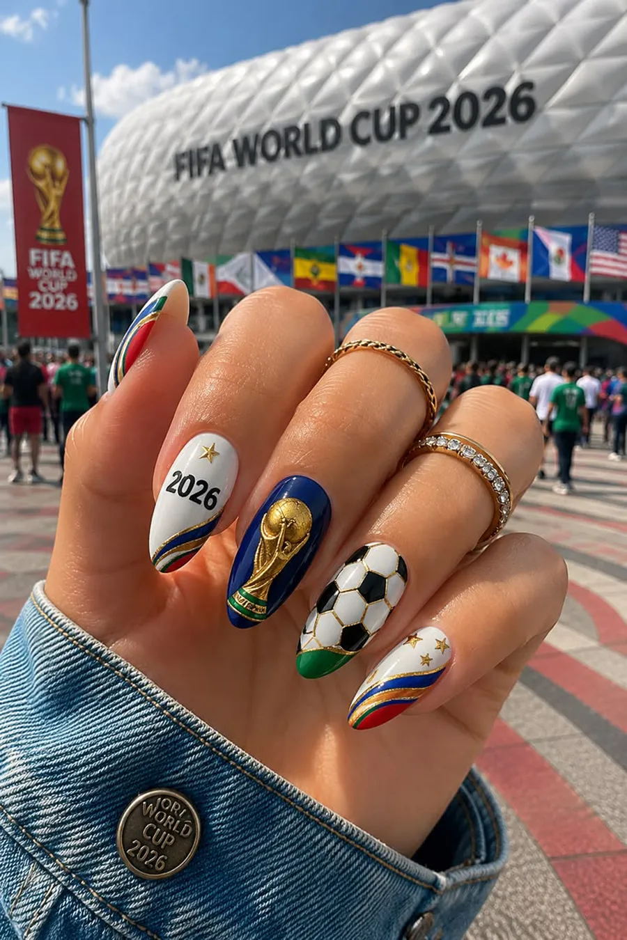 Nail sân bóng 3D