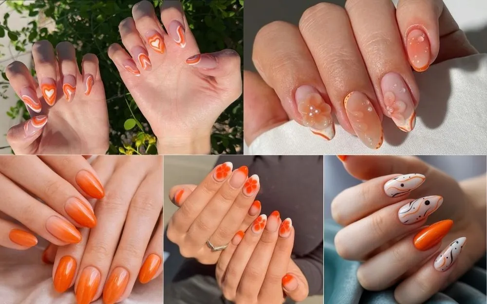 Top 30+ Mẫu Nail Cam Đẹp, Sang Chảnh Và Tôn Da 2026 - 4