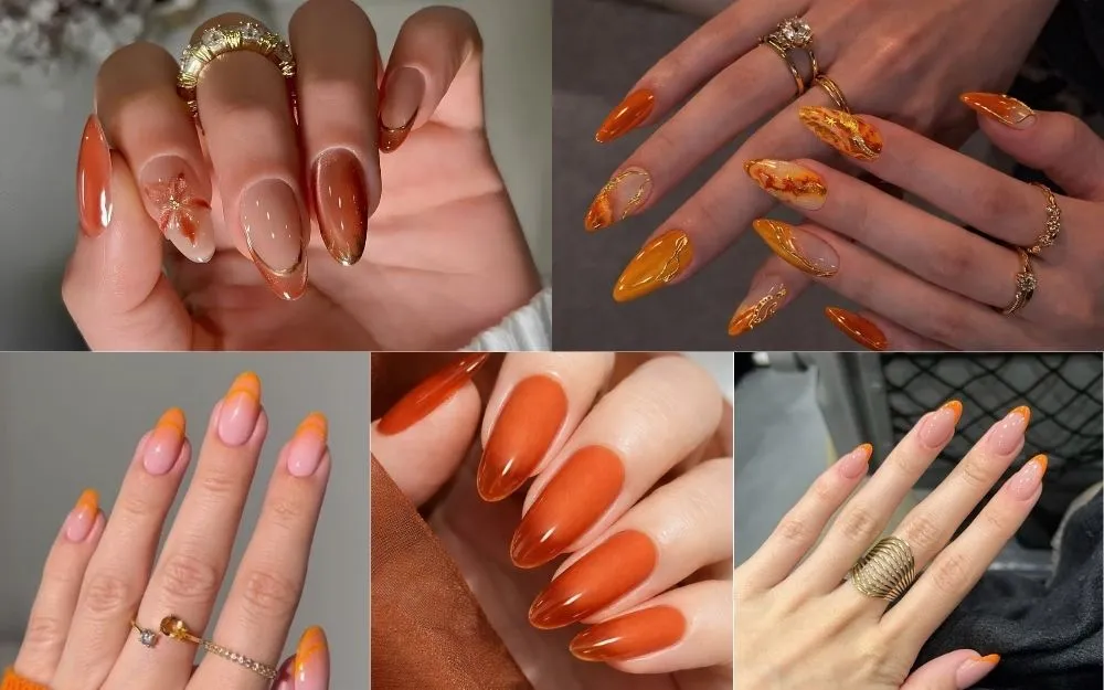 Top 30+ Mẫu Nail Cam Đẹp, Sang Chảnh Và Tôn Da 2026 - 5
