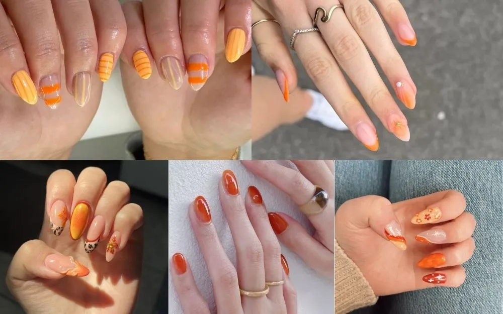 Top 30+ Mẫu Nail Cam Đẹp, Sang Chảnh Và Tôn Da 2026 - 6